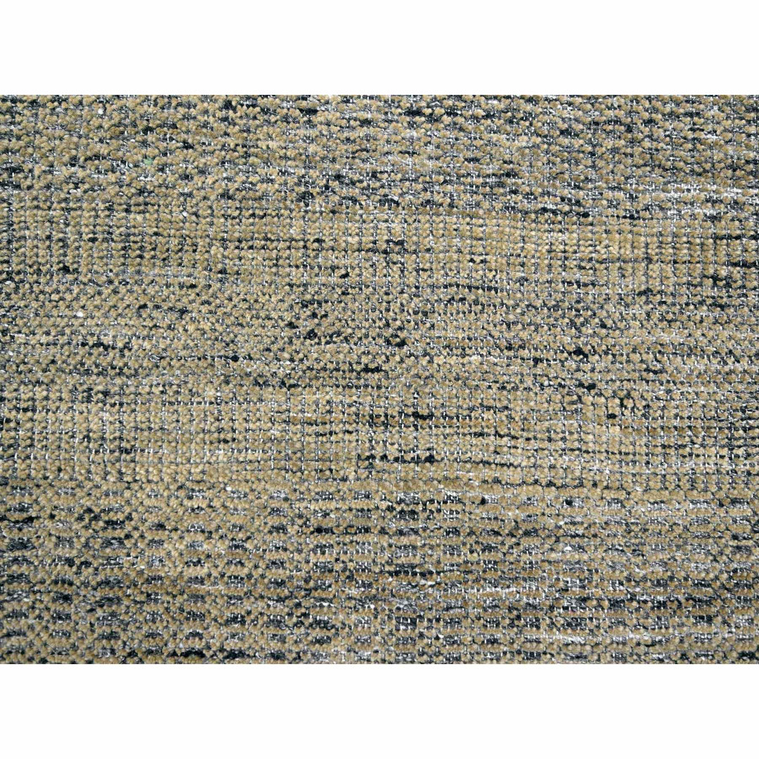 9'1" x 12'0" New Hand Knotted Brown Wool Rectangle Oriental Rug - MOA10276270