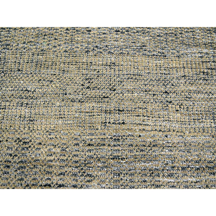 9'1" x 12'3" New Hand Knotted Brown Wool Rectangle Oriental Rug - MOA10276271