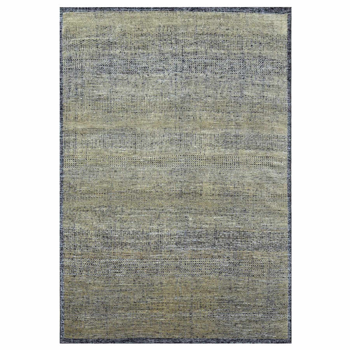 10'0" x 14'0" New Hand Knotted Brown Wool Rectangle Oriental Rug - MOA10276282