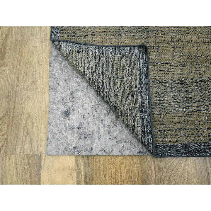 10'0" x 14'0" New Hand Knotted Brown Wool Rectangle Oriental Rug - MOA10276282