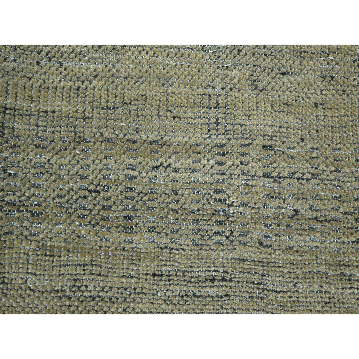 10'0" x 14'0" New Hand Knotted Brown Wool Rectangle Oriental Rug - MOA10276282