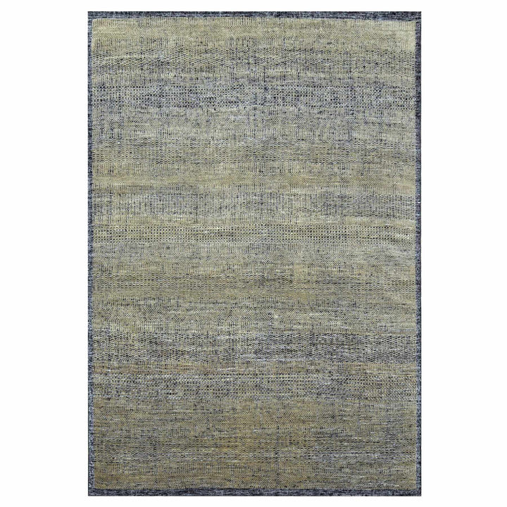 10'0" x 14'0" New Hand Knotted Brown Wool Rectangle Oriental Rug - MOA10276283