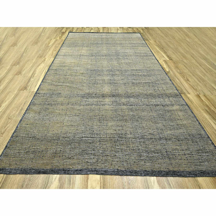 10'0" x 14'0" New Hand Knotted Brown Wool Rectangle Oriental Rug - MOA10276283