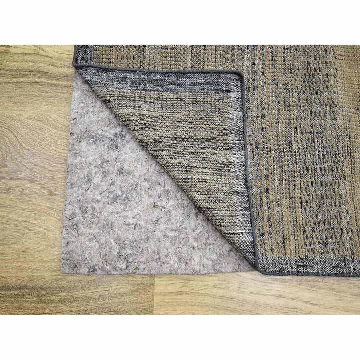 11'10" x 15'0" New Hand Knotted Brown Wool Rectangle Oriental Rug - MOA10276288