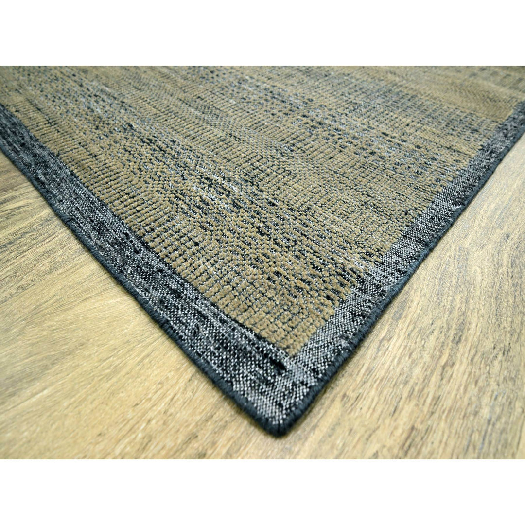 11'10" x 15'0" New Hand Knotted Brown Wool Rectangle Oriental Rug - MOA10276288