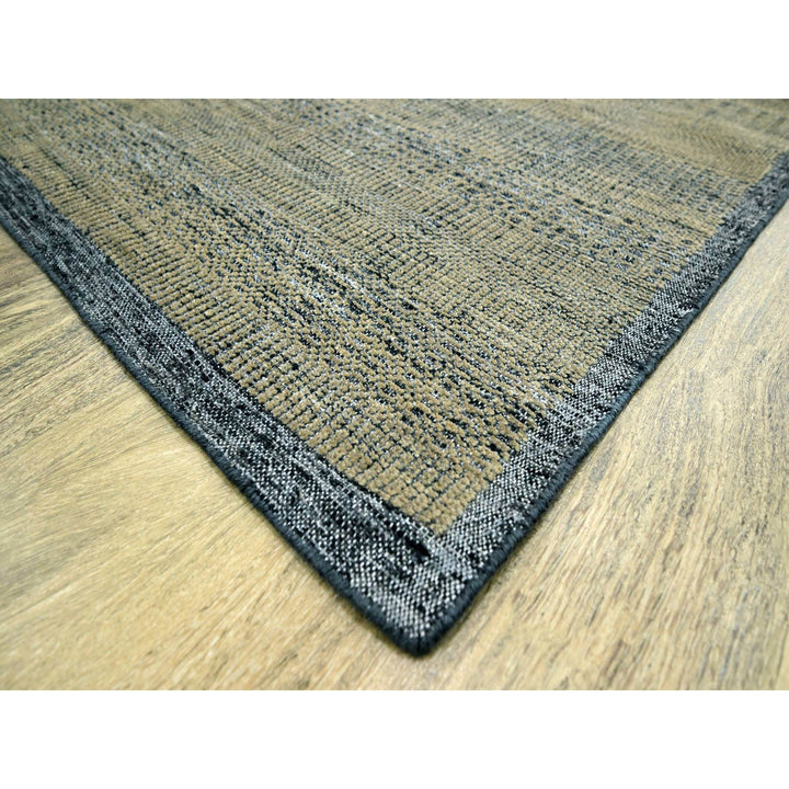 11'10" x 15'0" New Hand Knotted Brown Wool Rectangle Oriental Rug - MOA10276288