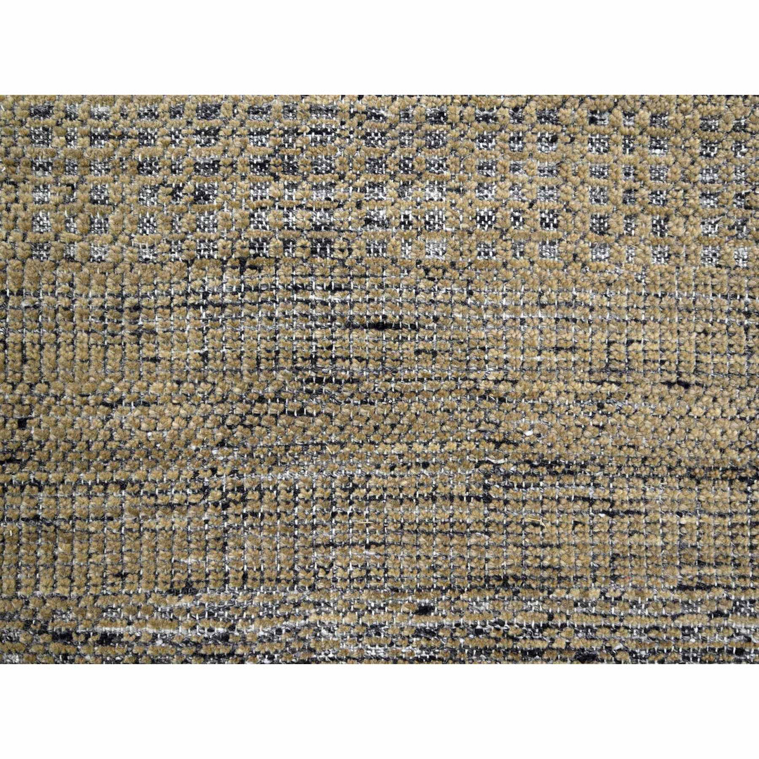 11'10" x 15'0" New Hand Knotted Brown Wool Rectangle Oriental Rug - MOA10276288
