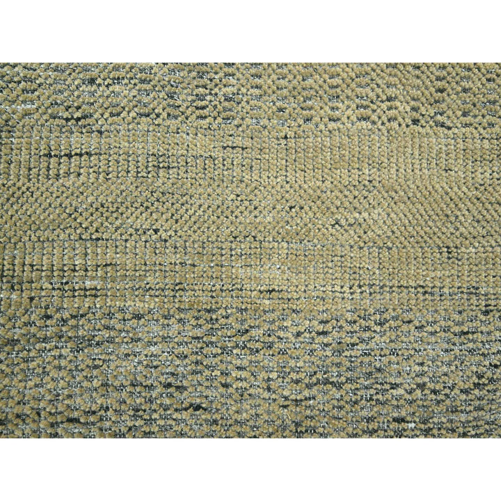 10'0" x 10'0" New Hand Knotted Brown Wool Square Oriental Rug - MOA10276289