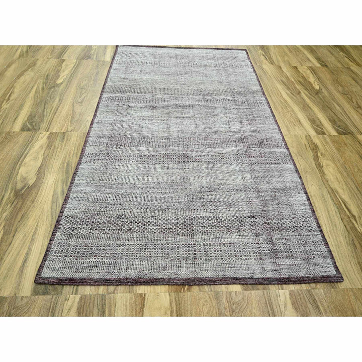 6'0" x 9'0" New Hand Knotted Red Wool Rectangle Oriental Rug - MOA10276293