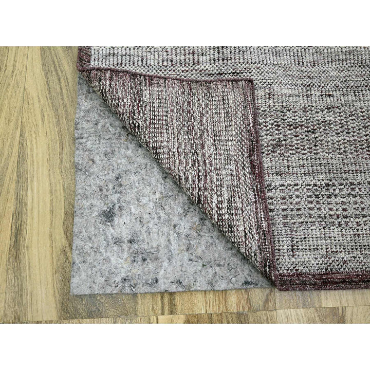 6'0" x 9'0" New Hand Knotted Red Wool Rectangle Oriental Rug - MOA10276293