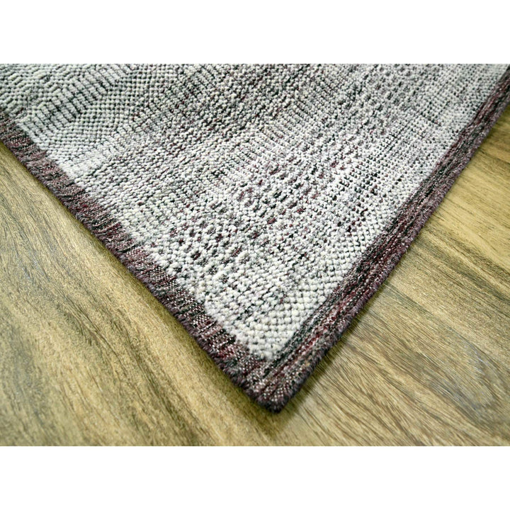 6'0" x 9'0" New Hand Knotted Red Wool Rectangle Oriental Rug - MOA10276293
