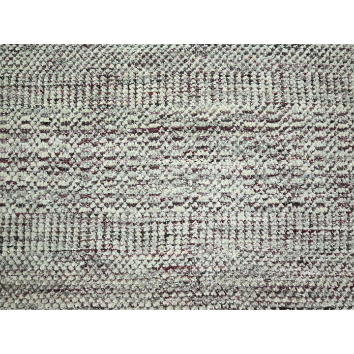 6'0" x 9'0" New Hand Knotted Red Wool Rectangle Oriental Rug - MOA10276293