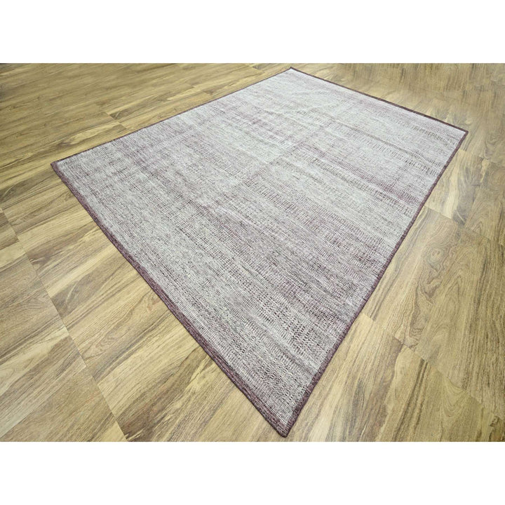 8'9" x 12'1" New Hand Knotted Red Wool Rectangle Oriental Rug - MOA10276296