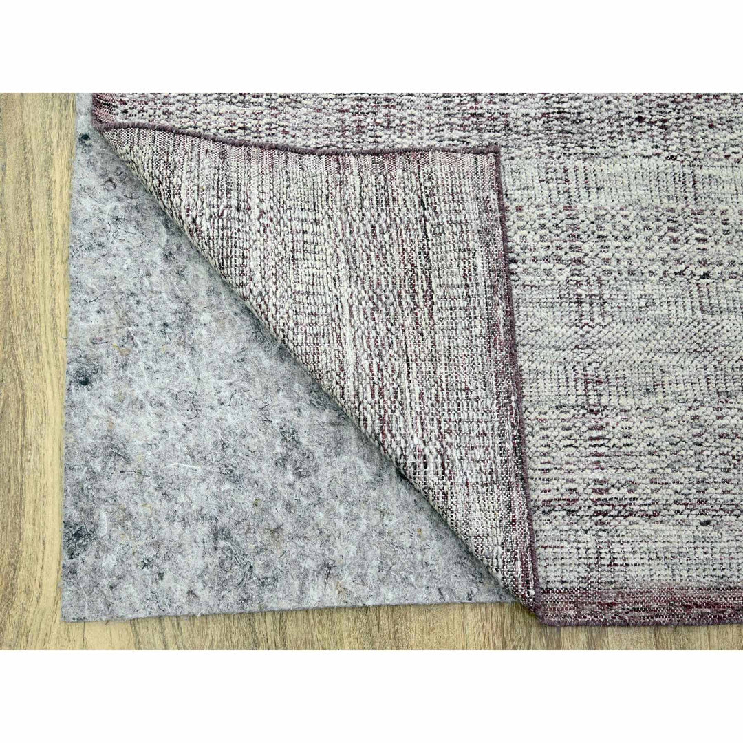 9'0" x 12'0" New Hand Knotted Red Wool Rectangle Oriental Rug - MOA10276297