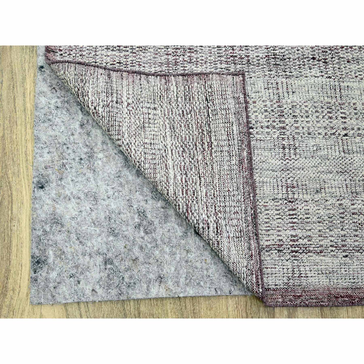 9'0" x 12'0" New Hand Knotted Red Wool Rectangle Oriental Rug - MOA10276297