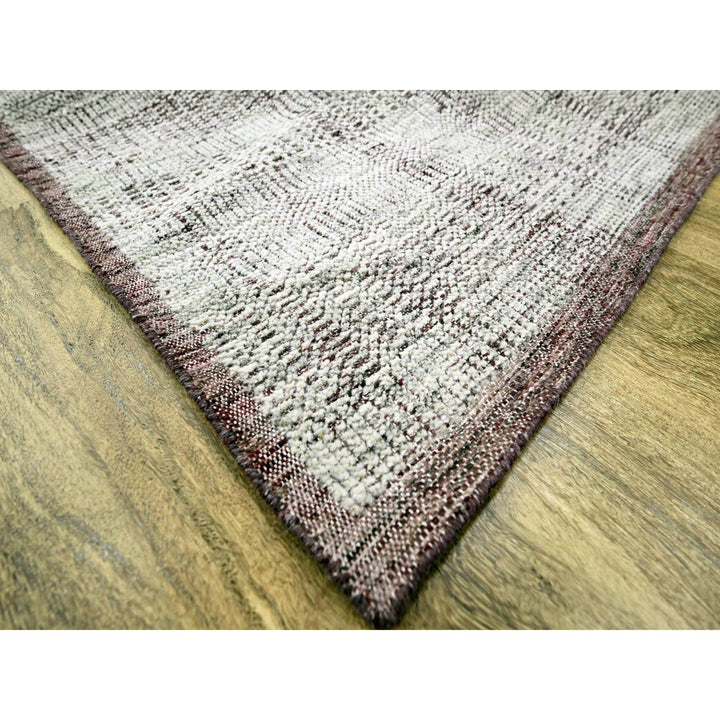 9'0" x 12'0" New Hand Knotted Red Wool Rectangle Oriental Rug - MOA10276297