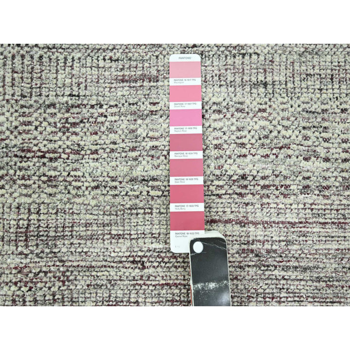 9'0" x 12'0" New Hand Knotted Red Wool Rectangle Oriental Rug - MOA10276297