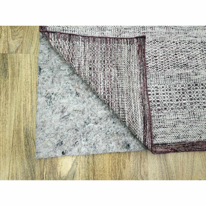 7'11" x 10'0" New Hand Knotted Red Wool Rectangle Oriental Rug - MOA10276299