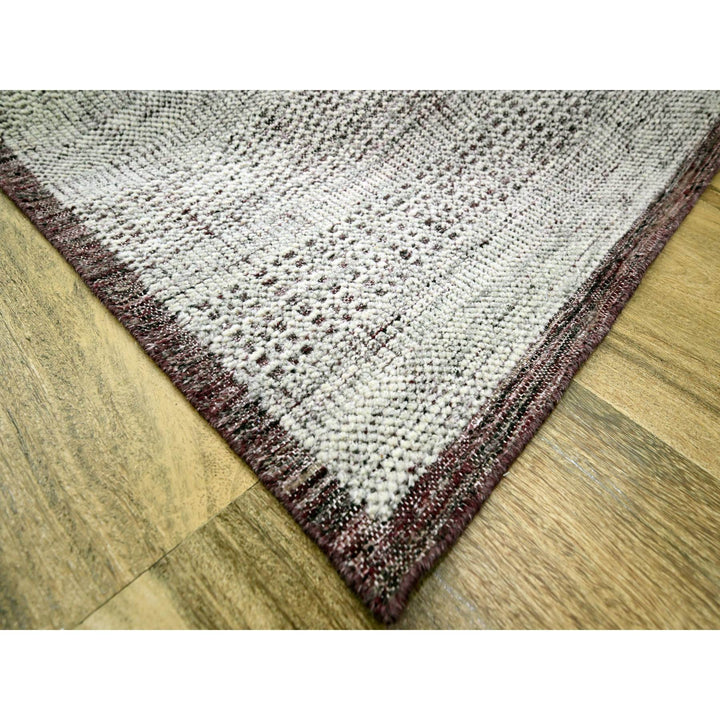 7'11" x 10'0" New Hand Knotted Red Wool Rectangle Oriental Rug - MOA10276299