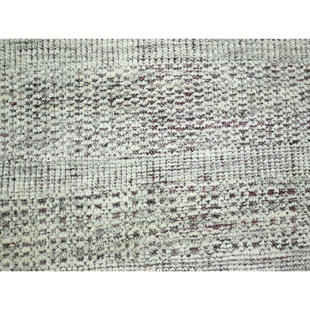 7'11" x 10'0" New Hand Knotted Red Wool Rectangle Oriental Rug - MOA10276299