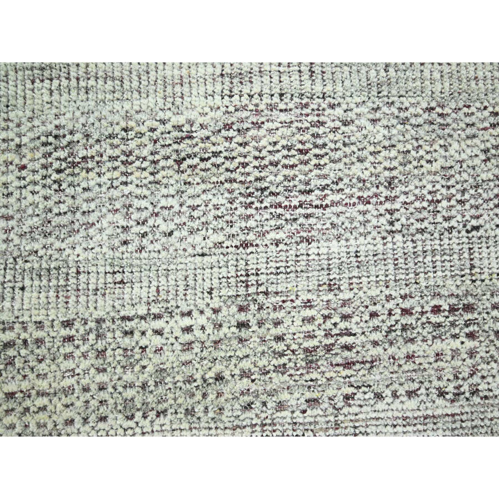 7'11" x 10'0" New Hand Knotted Red Wool Rectangle Oriental Rug - MOA10276299