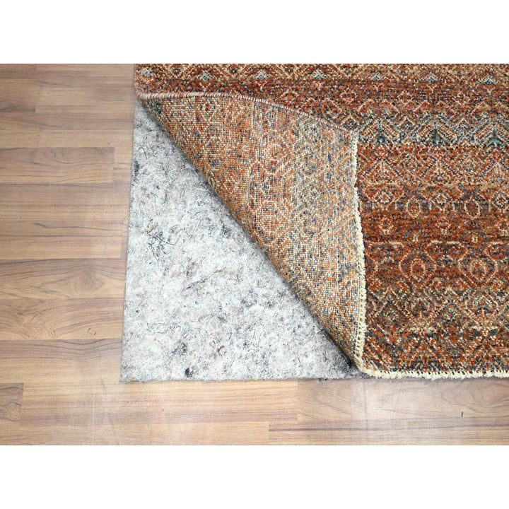2'7" x 10'0" New Hand Knotted Red Wool Runner Oriental Rug - MOA10276402