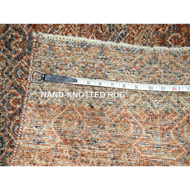2'7" x 10'0" New Hand Knotted Red Wool Runner Oriental Rug - MOA10276403