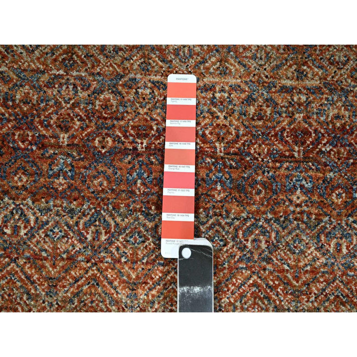 2'7" x 9'11" New Hand Knotted Red Wool Runner Oriental Rug - MOA10276404