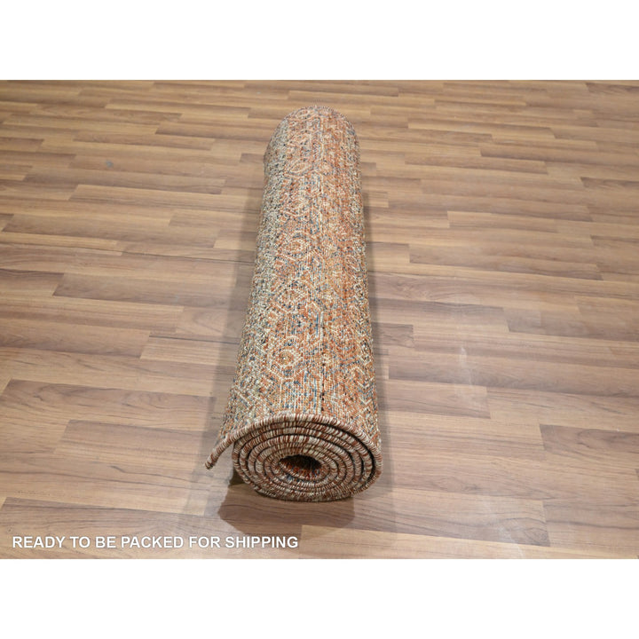 2'7" x 9'11" New Hand Knotted Red Wool Runner Oriental Rug - MOA10276404