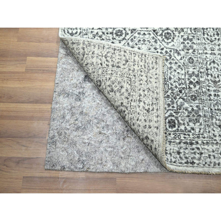 2'6" x 30'0" New Hand Knotted Ivory Wool Runner Oriental Rug - MOA10276439