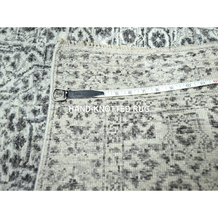 2'6" x 30'0" New Hand Knotted Ivory Wool Runner Oriental Rug - MOA10276439