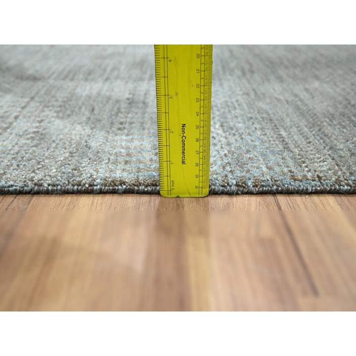 2'0" x 3'0" New Hand Knotted Brown Wool Rectangle Oriental Rug - MOA10276443