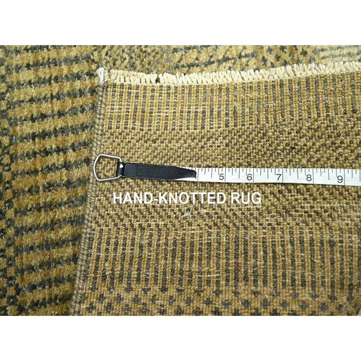 2'0" x 3'0" New Hand Knotted Brown Wool & Silk Rectangle Oriental Rug - MOA10276466