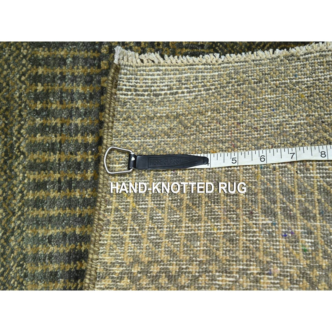 2'0" x 3'0" New Hand Knotted Brown Wool Rectangle Oriental Rug - MOA10276485