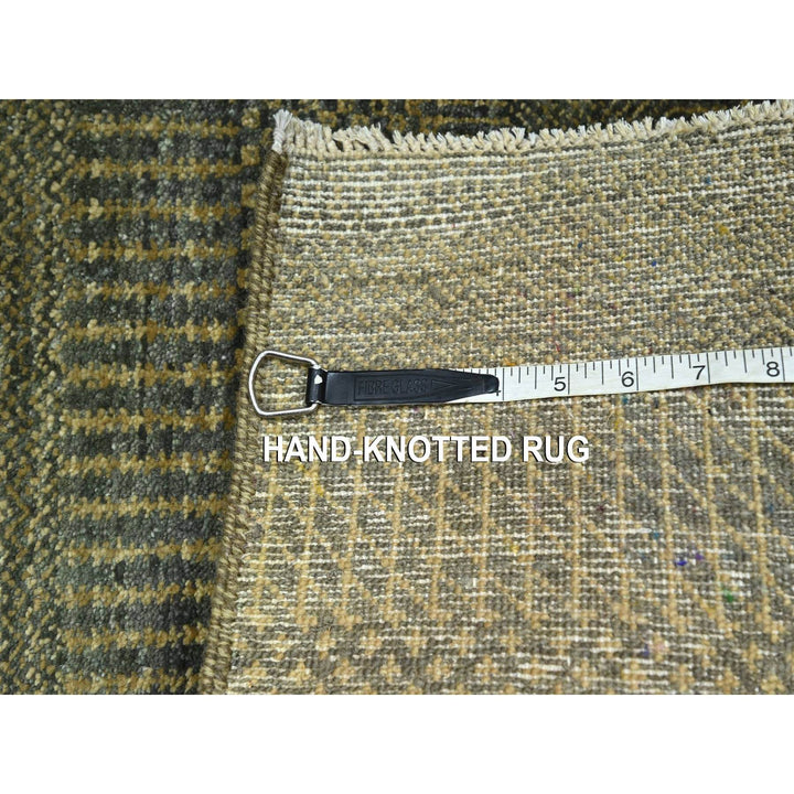 2'0" x 3'0" New Hand Knotted Brown Wool Rectangle Oriental Rug - MOA10276485