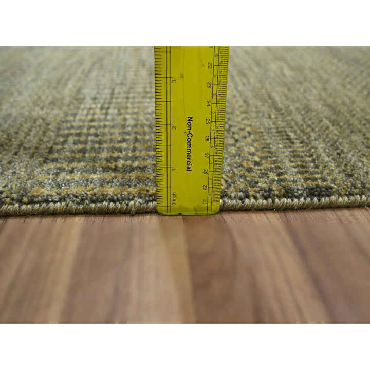 2'0" x 3'0" New Hand Knotted Brown Wool Rectangle Oriental Rug - MOA10276486