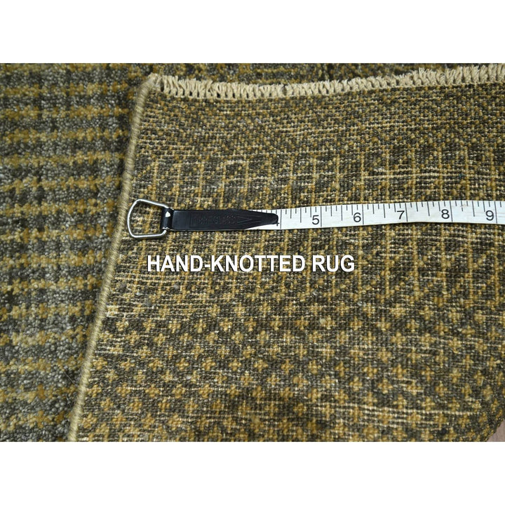 2'0" x 3'0" New Hand Knotted Brown Wool Rectangle Oriental Rug - MOA10276486
