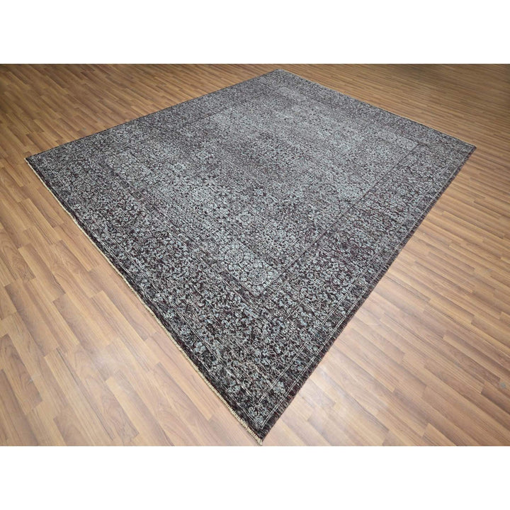 8'0" x 10'0" New Hand Knotted Red Wool Rectangle Oriental Rug - MOA10276544