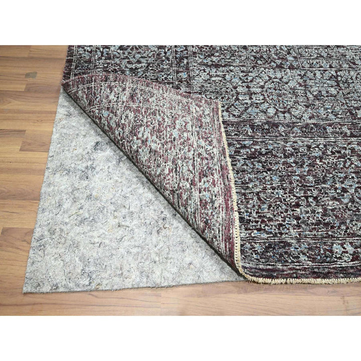 8'0" x 10'0" New Hand Knotted Red Wool Rectangle Oriental Rug - MOA10276544