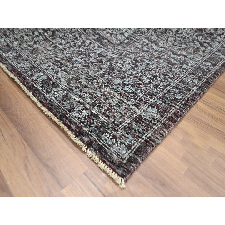 8'0" x 10'0" New Hand Knotted Red Wool Rectangle Oriental Rug - MOA10276544
