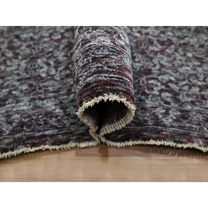 9'0" x 12'2" New Hand Knotted Red Wool Rectangle Oriental Rug - MOA10276550