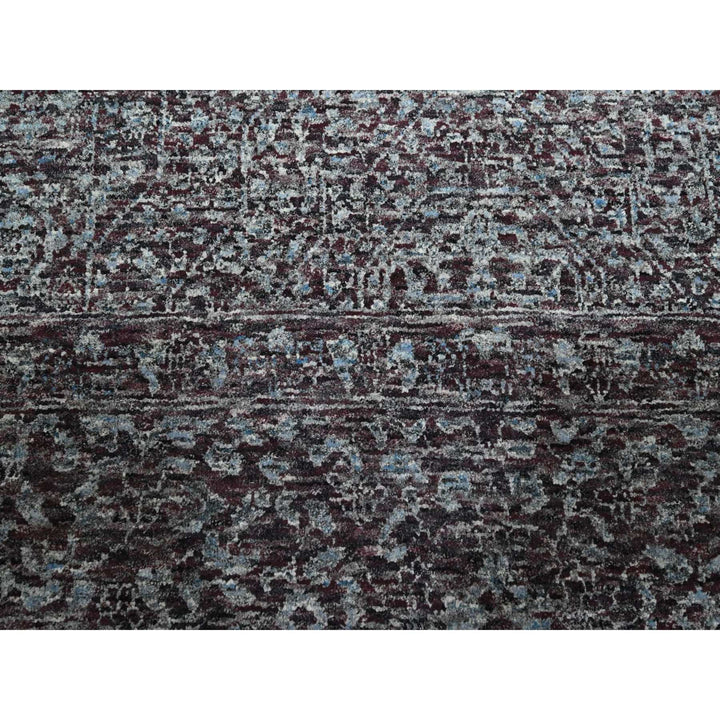 9'0" x 12'2" New Hand Knotted Red Wool Rectangle Oriental Rug - MOA10276550