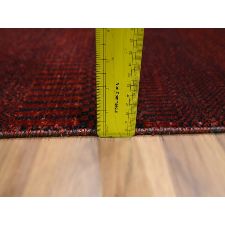2'0" x 3'0" New Hand Knotted Red Wool & Silk Rectangle Oriental Rug - MOA10276601
