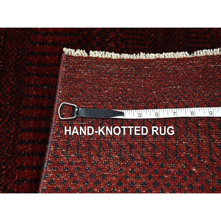 2'0" x 3'0" New Hand Knotted Red Wool & Silk Rectangle Oriental Rug - MOA10276601