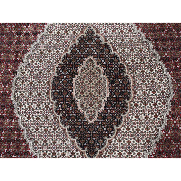 10'0" x 16'0" New Hand Knotted Red Wool Rectangle Oriental Rug - MOA10278032