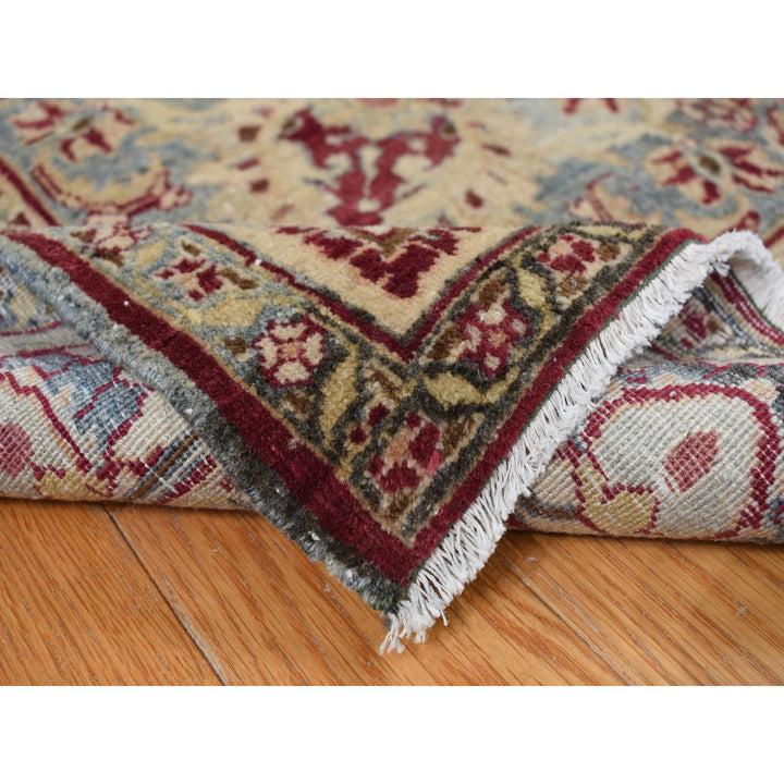 8'9" x 12'6" Vintage Hand Knotted Red Wool Rectangle Oriental Rug - MOA10278083