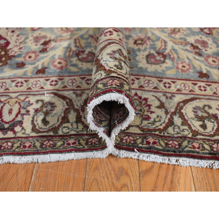 8'9" x 12'6" Vintage Hand Knotted Red Wool Rectangle Oriental Rug - MOA10278083