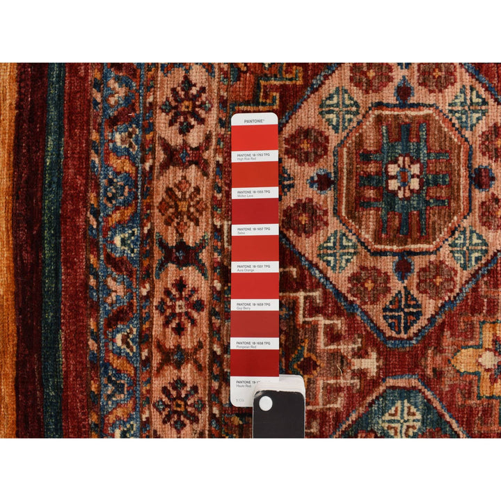 2'9" x 9'0" New Hand Knotted Red Wool Runner Oriental Rug - MOA10278211