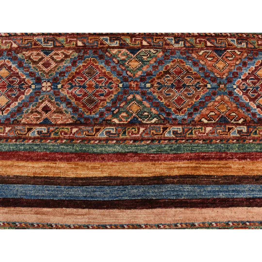 2'10" x 8'4" New Hand Knotted Red Wool Runner Oriental Rug - MOA10278216