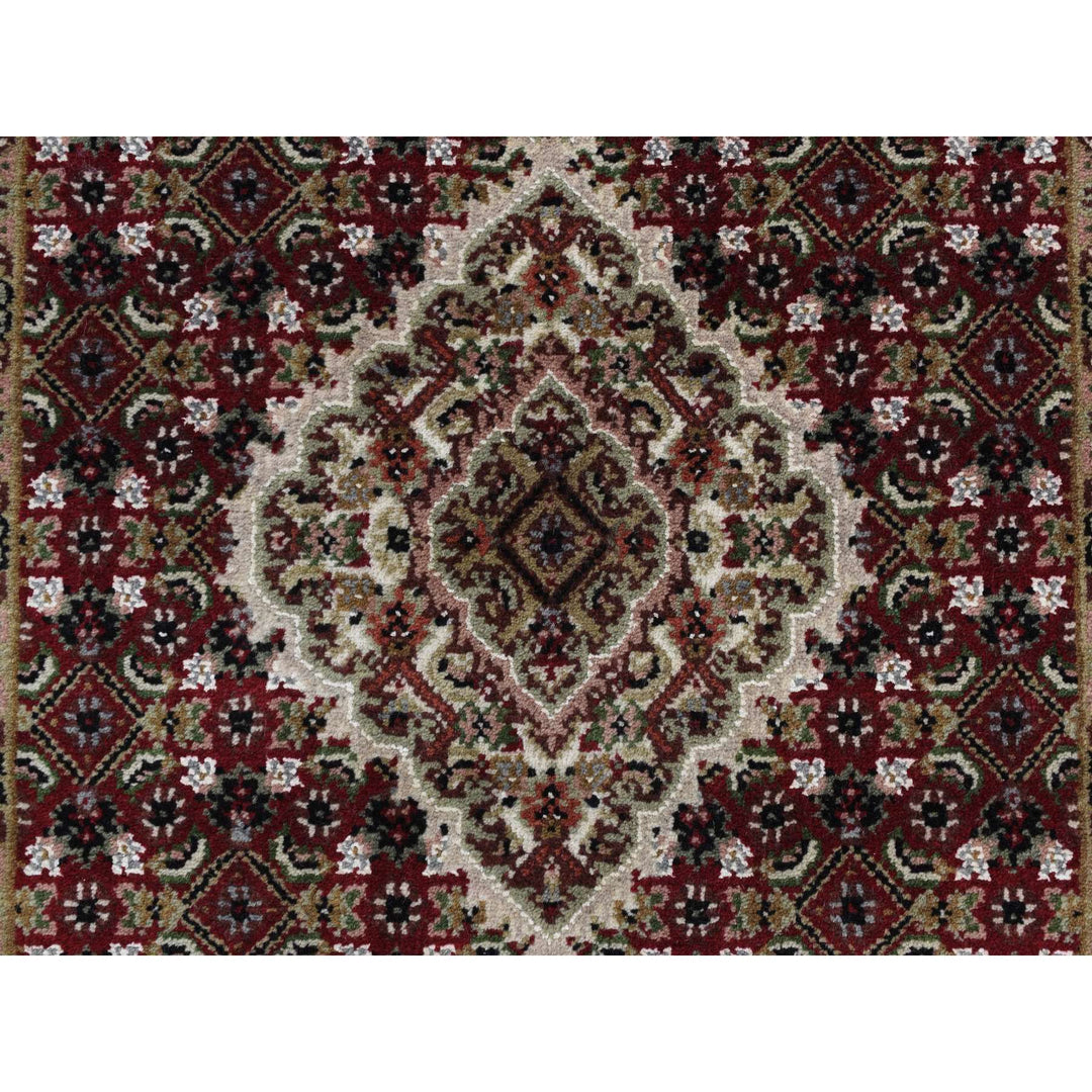 2'7" x 12'0" New Hand Knotted Red Wool Runner Oriental Rug - MOA10278247